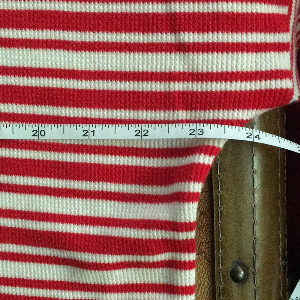 Pink Victoria’s Secret Red and White Striped Comfy Oversized Pajama Set - Picture 8 of 11